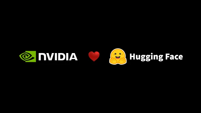 NVIDIA가 Hugging Face 관련 인수 발표에 제공한 원본 이미지다. 기업의 계획·계약 발표를 식별하는 자료이며, 거래 종결이나 성능 개선을 증명하는 실험 사진은 아니다.